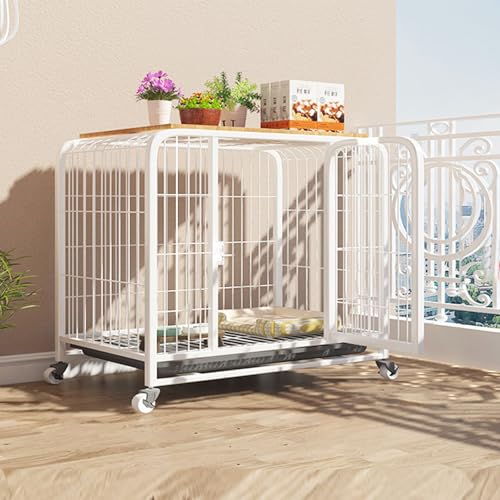 Robuste Haustierbox mit sicherem Schloss, Rollen für einfache Mobilität und herausnehmbarem Tablett, ideal für kleine bis mittelgroße Hunde, sorgt für Sicherheit und Komfort Robuste Haustierbox mit sicherem Schloss, Rollen für einfache Mobilität und herausnehmbarem Tablett, ideal für kleine bis mittelgroße Hunde, sorgt für Sicherheit und Komfort von Generisch