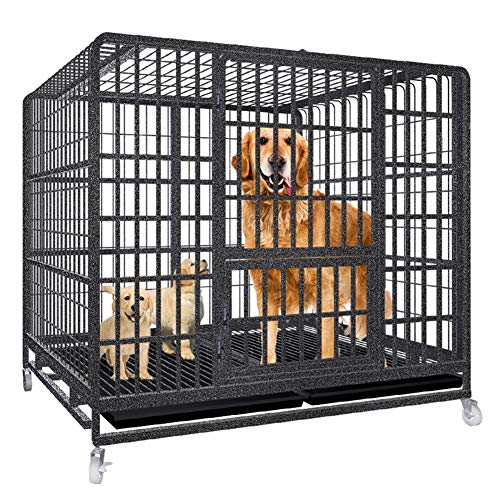 Robuste Hundebox aus Metall für große und kleine Hunde – Sky Lite Design Käfig für Teddy, Golden Retriever, Cocker Spaniel – Anti-Flucht & geräumige Haustierhütte Robuste Hundebox aus Metall für große und kleine Hunde – Sky Lite Design Käfig für Teddy, Golden Retriever, Cocker Spaniel – Anti-Flucht & geräumige Haustierhütte von Generisch
