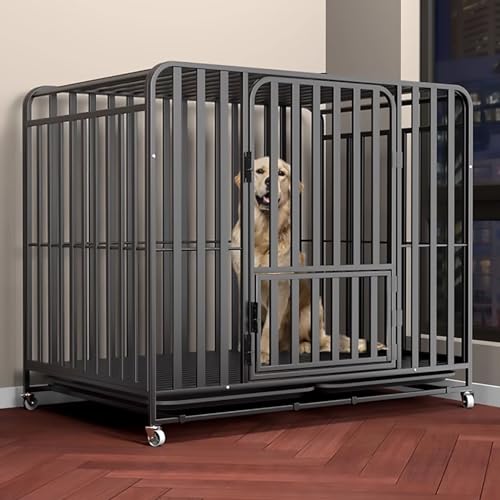 Robuste Hundebox – große Hundehütte für den Innenbereich mit sechsseitiger verzinkter Vierkantrohrverstärkung, langlebiges Design für verbesserte Stabilität und Komfort für Haustiere Robuste Hundebox – große Hundehütte für den Innenbereich mit sechsseitiger verzinkter Vierkantrohrverstärkung, langlebiges Design für verbesserte Stabilität und Komfort für Haustiere von Generisch
