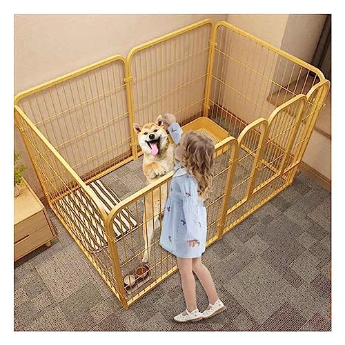 Robuster, tragbarer Hunde-Laufstall mit Tür – sicherer und stabiler Laufstall für kleine und mittelgroße Hunde – Haustier-Spielbereich für drinnen und draußen Robuster, tragbarer Hunde-Laufstall mit Tür – sicherer und stabiler Laufstall für kleine und mittelgroße Hunde – Haustier-Spielbereich für drinnen und draußen von Generisch