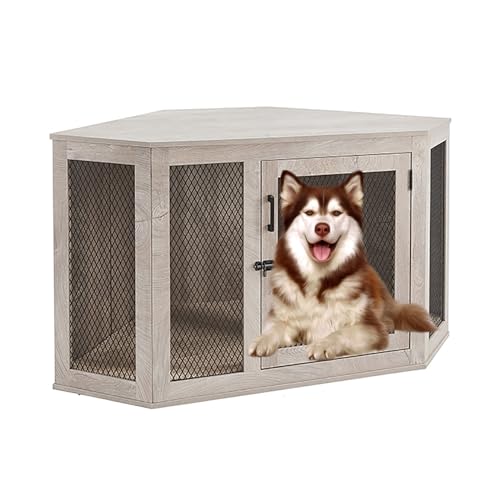 Robuster Beistelltisch für Hundekäfige mit abschließbarer Tür – TV-Ständer für den Innenbereich, Eck-Design, Aufbewahrung für kleine bis große Hunde bis zu 45 kg – langlebige und funktionale Robuster Beistelltisch für Hundekäfige mit abschließbarer Tür – TV-Ständer für den Innenbereich, Eck-Design, Aufbewahrung für kleine bis große Hunde bis zu 45 kg – langlebige und funktionale von Generisch