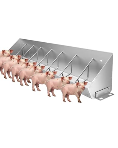 Robuster Futtertrog für Nutztiere, große Kapazität, Futterspender für Ferkel, Schweine, Geflügel, Schafe und Pferde, langlebige Fütterungslösung Robuster Futtertrog für Nutztiere, große Kapazität, Futterspender für Ferkel, Schweine, Geflügel, Schafe und Pferde, langlebige Fütterungslösung von Generisch