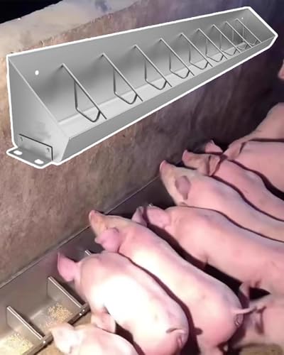Robuster Futtertrog für Nutztiere, kein Abfall, für Nutztiere, einfache Installation von Generisch