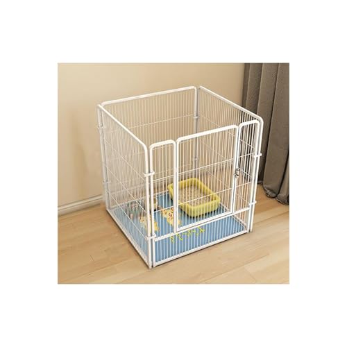 Robuster Hunde-Laufstall mit Tür – tragbares Haustiergehege für drinnen und draußen, ideal für Welpen und kleine Hunde in Wohnungen von Generisch