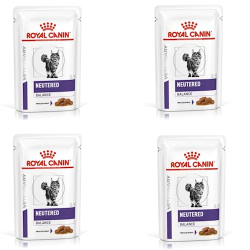 Royal Canin Expert Neutered Balance | 4er Pack | 4 x 12 x 85 g | Alleinfuttermittel für Katzen | Nassfutter für kastrierte ausgewachsene Katzen oder mit Neigung zur Gewichtszunahme von ROYAL CANIN
