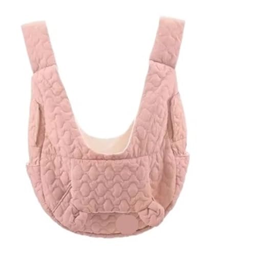 Rucksack für Hunde und Katzen, extra große Kapazität, Haustier-Brusttasche und Outdoor, wasserdicht und windabweisend, tragbar (Rosa) von Generisch