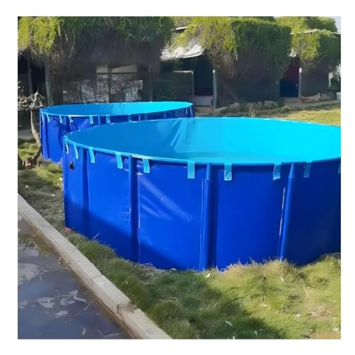 Rundes Segeltuch-Aquakultur-Tank, flexible Einrichtung für Koi-Zucht und Fischhaltung von Generisch