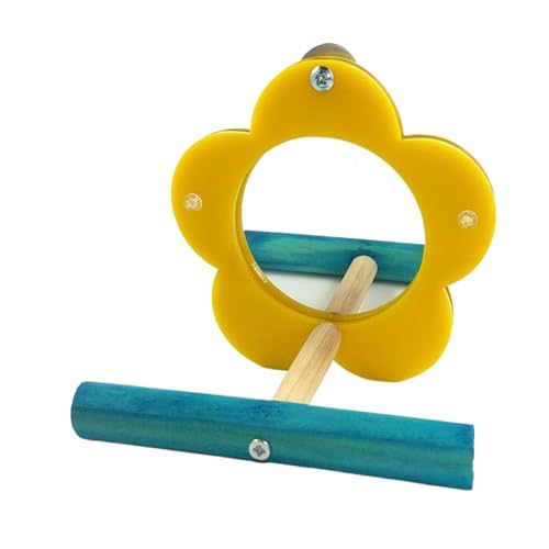 SCAKEET -Spiegel für Käfig, Vogel -Sichtweite Spiegel,Papageienspielzeug Mirror Cockatiel Perch - Kautenteilung der Blumenformanergrenze, Haustierversorgungen, Cockatiel Cage Accessoires SCAKEET -Spiegel für Käfig, Vogel -Sichtweite Spiegel,Papageienspielzeug Mirror Cockatiel Perch - Kautenteilung der Blumenformanergrenze, Haustierversorgungen, Cockatiel Cage Accessoires von Generisch