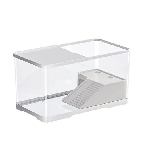Schildkröten-Lebensraum, Aquarium-Lebensraum, transparentes Design, geräumiger Innenraum, sichere Umgebung mit Sonnenplattformen, Schildkrötenbecken für Krebse, Einsiedlerkrebse, 30,6 x 29,6 x 18,4 cm Schildkröten-Lebensraum, Aquarium-Lebensraum, transparentes Design, geräumiger Innenraum, sichere Umgebung mit Sonnenplattformen, Schildkrötenbecken für Krebse, Einsiedlerkrebse, 30,6 x 29,6 x 18,4 cm von Generisch