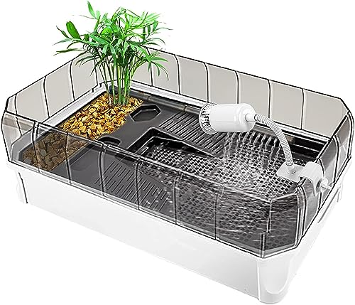 Schildkröten-Tankplattform, Aquarium und Lebensraumzubehör in großer Größe für kleine Haustiere, zum Sonnenbaden und Ausruhen mit einfachem Wasserwechsel von Generisch