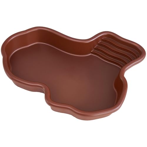 Schildkröten Wasserschale 31x25x5 cm | Reptilien Wasserschale Reptilienbad Mit Rampe & Sonnenplatz Ideal Für Schildkröten Echsen Geckos Einfache Reinigung rutschfeste Basis Schildkröten-Wasserschale Schildkröten Wasserschale 31x25x5 cm | Reptilien Wasserschale Reptilienbad Mit Rampe & Sonnenplatz Ideal Für Schildkröten Echsen Geckos Einfache Reinigung rutschfeste Basis Schildkröten-Wasserschale von Generisch