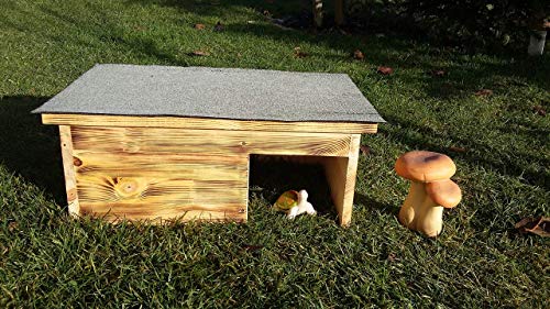 Schildkrötenhaus Terrarium handgemacht 60x40x22 geflammt Dachpappe Isolierung Gratis Heu Stroh Schutzhaus Schildkröte Schildkrötenhaus Terrarium handgemacht 60x40x22 geflammt Dachpappe Isolierung Gratis Heu Stroh Schutzhaus Schildkröte von generisch