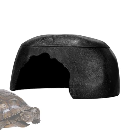 Schlangenversteck, Reptilien-Schlafhöhle, kleines Eidechsenversteck, befeuchtet, Lebensraum, Dekoration mit 3 Waschbecken, für Gecko, Bartagame, Schlange, Schildkröte, von Generisch