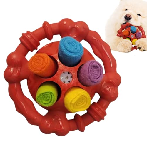Schnüffelball für Hunde, Hundespielzeug, Puzzle, interaktive Anreicherung, stimulierender Futterspender, Leckerli-Spender, Schnüffel für Hinterhof, Kiste, Spielen, Apportieren, , Lecken Schnüffelball für Hunde, Hundespielzeug, Puzzle, interaktive Anreicherung, stimulierender Futterspender, Leckerli-Spender, Schnüffel für Hinterhof, Kiste, Spielen, Apportieren, , Lecken von Generisch