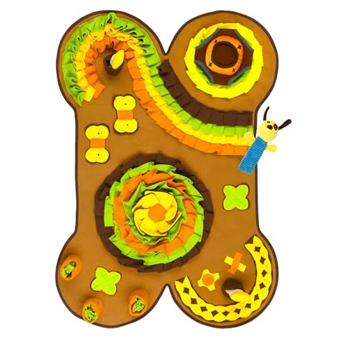 Schnüffelmatte für Hunde, interaktive Hundematte – Welpen-Graben Spaß, Futter-Puzzle-Spielzeug für Haustiere und Kaninchen von Generisch