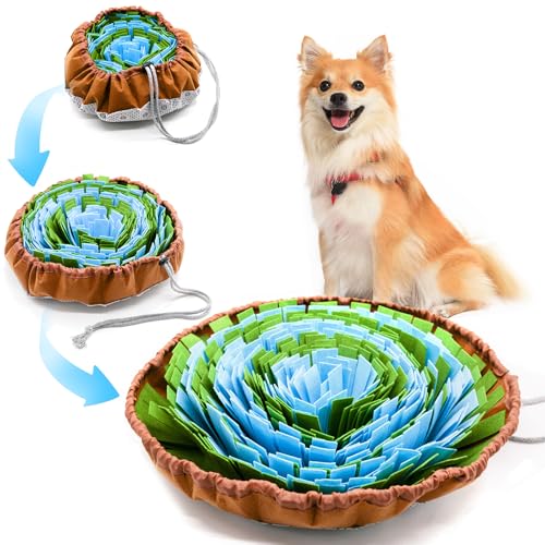 Schnüffelteppich Hund, Schnüffelmatte für Hunde-Größenverstellbar & Waschbar Hundespielzeug Intelligenzspielzeug Schnüffelspielzeug für alle Hunderassen Schnüffelteppich Hund, Schnüffelmatte für Hunde-Größenverstellbar & Waschbar Hundespielzeug Intelligenzspielzeug Schnüffelspielzeug für alle Hunderassen von Generisch
