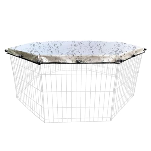 Schützende Hunde-Laufgitterabdeckung – Sonne, regenfest, Haustier-Laufstall, Polyester, Terrassenzaun, Sonnenschutz, Netzstoff, Welpen-Laufstall, Sonnenschutz, regenfest, waschbarer Sonnenschutz für Schützende Hunde-Laufgitterabdeckung – Sonne, regenfest, Haustier-Laufstall, Polyester, Terrassenzaun, Sonnenschutz, Netzstoff, Welpen-Laufstall, Sonnenschutz, regenfest, waschbarer Sonnenschutz für von Generisch