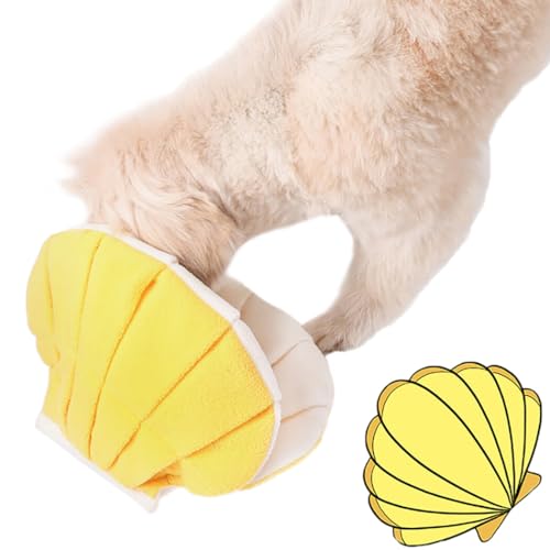 Seashell Quietschendes Puzzle-Spielzeug für Hunde – bezaubernd, tragbar, wiederverwendbar, perfekt für Indoor-Spielen und Beißen von Generisch
