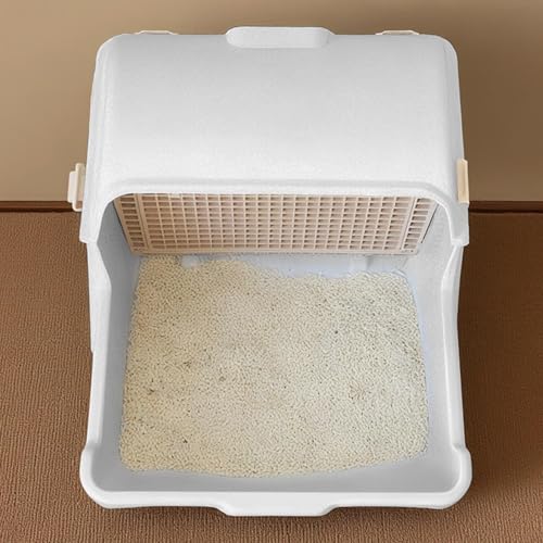 Semi-Automatic Smart Cat Litter Box with Odorless Deodorizer and Large Open-Top Design, Intelligent Self-Cleaning Pet Toilet for Corners, Apartments, Furniture Areas, Travel, and Outdoor Use Semi-Automatic Smart Cat Litter Box with Odorless Deodorizer and Large Open-Top Design, Intelligent Self-Cleaning Pet Toilet for Corners, Apartments, Furniture Areas, Travel, and Outdoor Use von Generisch