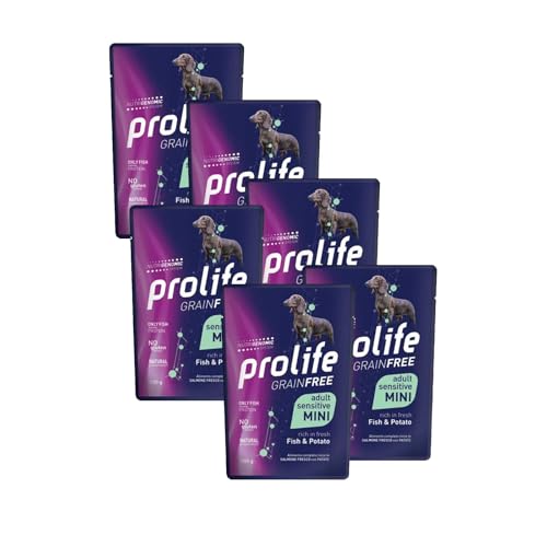 Sensitive Erwachsene Mini Prolife Fisch und Kartoffeln – Packung mit 10 Beuteln zu je 100 g Sensitive Erwachsene Mini Prolife Fisch und Kartoffeln – Packung mit 10 Beuteln zu je 100 g von Generisch