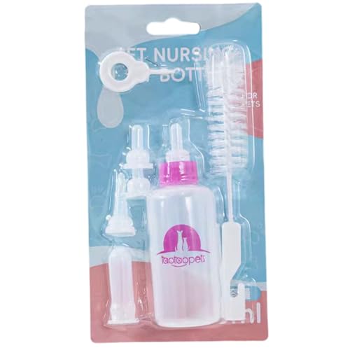 Set mit 7 tragbaren Wasserflaschen für Haustiere, 60 ml, Wasserflasche und Milch für Hunde und Katzen, Flasche aus transparentem Kunststoff, geeignet für Reisen, Camping und Outdoor-Aktivitäten (Rosa) Set mit 7 tragbaren Wasserflaschen für Haustiere, 60 ml, Wasserflasche und Milch für Hunde und Katzen, Flasche aus transparentem Kunststoff, geeignet für Reisen, Camping und Outdoor-Aktivitäten (Rosa) von Generisch