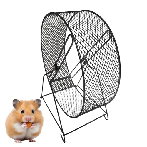 Silentes Rad für Hamster | Trainingsrad für kleine Tiere | Fun Toy für Hamster, Mäuse, Rennrennelemente | Stummes und langlebiges Rennrad für häusliche Tierkäfig von Generisch
