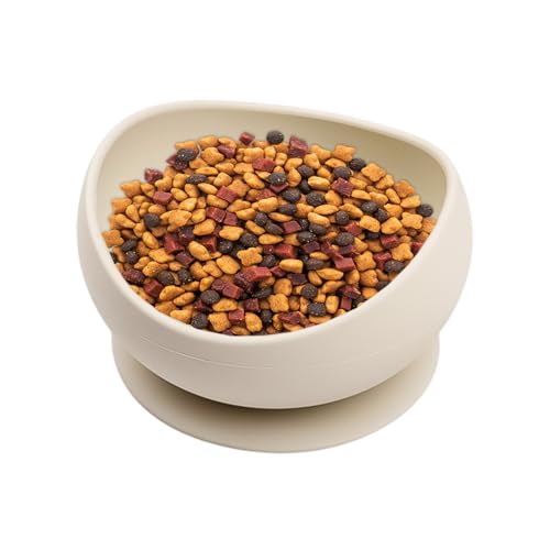 Silikon-Futternapf Für Haustiere – Silikon Wassernapf Für Hunde Unter | Saugnäpfe Mit Erhöhten Kanten, Futterzubehör Für Nass- Und Trockenfutter Für Welpen Und Kätzchen, Verhindert Das Verschütten Vo von Generisch