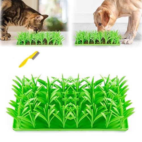 Silikon-Grasmatte für Katzen, Schnüffelmatte für Hunde, Katzenfuttermatte, grünes Gras Silikon Slow Food Matte, Interaktive Schnüffelmatten, Nasenarbeitstraining, Futterspad Futterspiel Silikon-Grasmatte für Katzen, Schnüffelmatte für Hunde, Katzenfuttermatte, grünes Gras Silikon Slow Food Matte, Interaktive Schnüffelmatten, Nasenarbeitstraining, Futterspad Futterspiel von Generisch