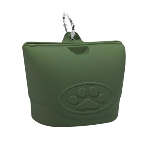 Silikonhund -Behandlungsbeutel - Tragbarer Snack -Organizer zum Gehen | Geruchsbeständiges wasserdichtes Haustierpaket für das Training, Wandern, Outdoor-Abenteuer, Hausgebrauch, grüne Farbe Silikonhund -Behandlungsbeutel - Tragbarer Snack -Organizer zum Gehen | Geruchsbeständiges wasserdichtes Haustierpaket für das Training, Wandern, Outdoor-Abenteuer, Hausgebrauch, grüne Farbe von Generisch