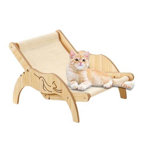 Sisal-Katzenstuhl,Katzen-Sisalstuhl | Katzen-Strandstuhl-Hängematte - Gemütliche, verstellbare Katzenliege für kleine, mittelgroße und große Katzen, Sisalkratzer für alle Jahreszeiten Sisal-Katzenstuhl,Katzen-Sisalstuhl | Katzen-Strandstuhl-Hängematte - Gemütliche, verstellbare Katzenliege für kleine, mittelgroße und große Katzen, Sisalkratzer für alle Jahreszeiten von Generisch