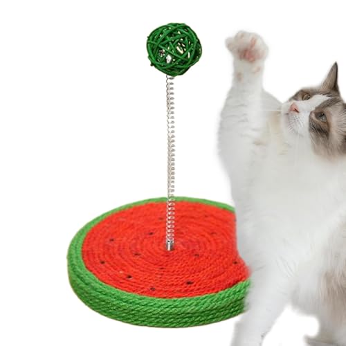 Sisal-Kratzball, interaktives Kätzchen-Kratzspielzeug, 17,5 x 22 cm, Federball-Spielpad, langlebiges Kratztrainingswerkzeug für die Jagd, geistige Übung Sisal-Kratzball, interaktives Kätzchen-Kratzspielzeug, 17,5 x 22 cm, Federball-Spielpad, langlebiges Kratztrainingswerkzeug für die Jagd, geistige Übung von Generisch