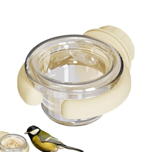 Sittich Futternapf – Edelstahl Vogelfutternapf Klemmhalterung, Mittelgroßer Käfignapf Auslaufsicherem | Design Für Graupapageien, Sittiche Und Chinchillas, Futter- Und Wasserstation Für Ziervögel von Generisch