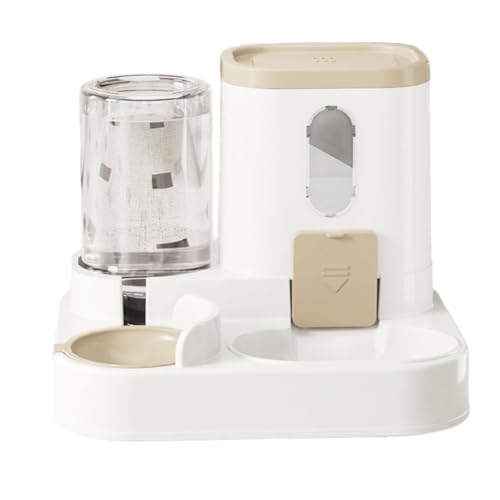Small Pet Food Dispenser, Food and Water Feeder Set, Pet Water Dispenser, Automatic Food and Water Dispenser, Dog Food Dispenser, Food Water Dispenser for Pets, Pet Feeder and Waterer, Auto Food von Generisch