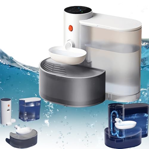 Smart Pet Water Fountain,180 Days Ultra-Long Battery Life,3L Water Tank Smart Pet Water Fountain,Smart Pet Water Fountain No Filter, Smart Pet Water Fountain Automatic Pet Water Dispenser Smart Pet Water Fountain,180 Days Ultra-Long Battery Life,3L Water Tank Smart Pet Water Fountain,Smart Pet Water Fountain No Filter, Smart Pet Water Fountain Automatic Pet Water Dispenser von Generisch
