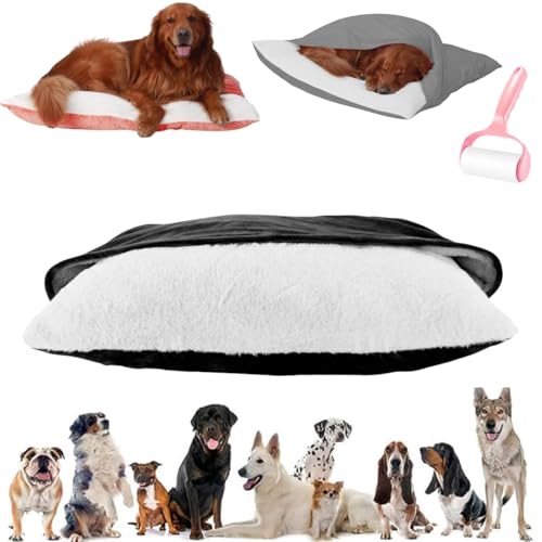 Snoozie Snuggle Burrow Dog Bed,Removable Washable Burrow Pet Bed,Comfort Covered Puppy Tent Beds,Semi Enclosed Anti Slip Indoor Plush Dogs Nest Snoozie Snuggle Burrow Dog Bed,Removable Washable Burrow Pet Bed,Comfort Covered Puppy Tent Beds,Semi Enclosed Anti Slip Indoor Plush Dogs Nest von Generisch