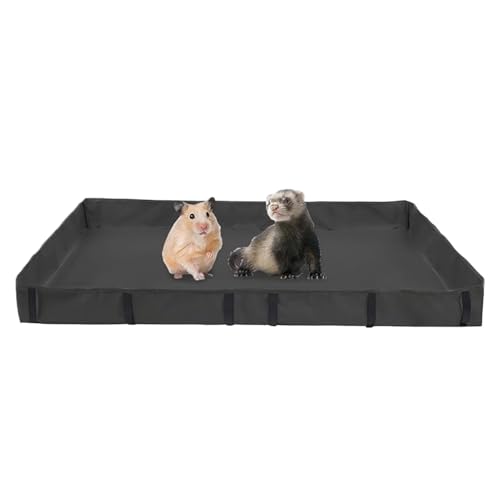 Snug Pet Bedding – waschbare Urinierunterlagen, Tierkäfig-Zubehör, langlebig, rutschfest, wiederverwendbar, Chinchilla, Hamster, Igel, Eichhörnchen, Frettchen, Matte für kleine Haustiere, Zuhause von Generisch