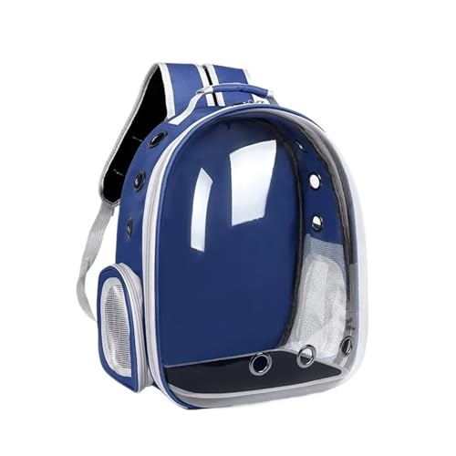 Space Capsule Transparente Katzentasche, atmungsaktiv, Schultertasche, tragbarer Rucksack, Blau Space Capsule Transparente Katzentasche, atmungsaktiv, Schultertasche, tragbarer Rucksack, Blau von Generisch
