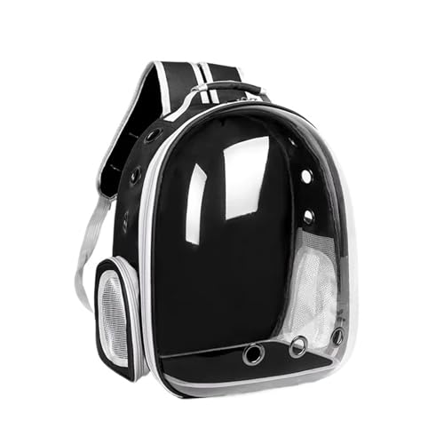 Space Capsule Transparente Katzentasche, atmungsaktiv, Schultertasche, tragbarer Rucksack, Schwarz Space Capsule Transparente Katzentasche, atmungsaktiv, Schultertasche, tragbarer Rucksack, Schwarz von Generisch