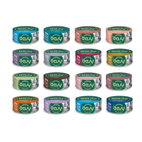 Sparangebot Oasy More Love Box 70 g x 24 – Nassfutter für Katzen (70 g x 24, Calamari-Thunfisch) von Generisch