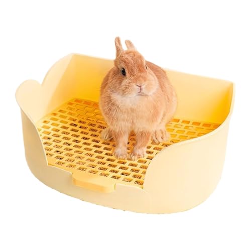 Spritzwassergeschützte Katzentoilette Bunny Bedding – Training Toilette Kleintier Bettwäsche | Bunny Katzentoilette mit halbgeschlossenem Design | Hasentoilette für Chinesisches Neujahr, Spritzwassergeschützte Katzentoilette Bunny Bedding – Training Toilette Kleintier Bettwäsche | Bunny Katzentoilette mit halbgeschlossenem Design | Hasentoilette für Chinesisches Neujahr, von Generisch