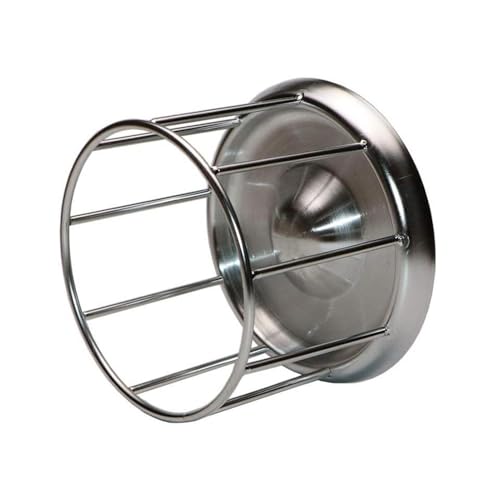 Stainless Steel Tortoise Food Dish and Water Bowl, Rust-Proof Reptile Tray for Terrariums, Pet Dispenser and Food Feeder for Bearded Dragons and Tortoise Habitat Accessories von Generisch