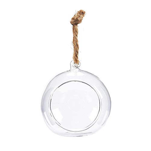 Start Hänge Pflanzer Glas Dekor Ihrer Hochzeiten Container Pflanzen Terrarium Rasen & Garten Spaten Stil (Clear, S) von Generisch