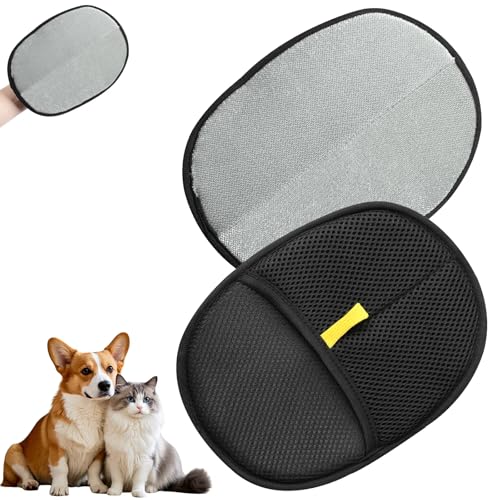 Static Removal Gloves, Fellmagnet, Pet Hair Remover Glove, Hundehaar Katzenhaar Handschuh, Pet Grooming Gloves Für Haustier Glattes und Gesundes Fell, Für Kleidung, Sofas, Bettlaken Static Removal Gloves, Fellmagnet, Pet Hair Remover Glove, Hundehaar Katzenhaar Handschuh, Pet Grooming Gloves Für Haustier Glattes und Gesundes Fell, Für Kleidung, Sofas, Bettlaken von Generisch