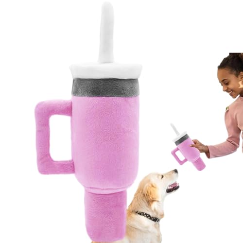 Tasse Plüsch-Hundespielzeug,Plüsch-Kaffeetasse-Hundespielzeug | Kauen Sie interaktives Hundespielzeug - Langlebiges Kauspielzeug aus Plüsch und Zahnen für Welpen, Haustier-Beißzahnbürste, weiches, qui Tasse Plüsch-Hundespielzeug,Plüsch-Kaffeetasse-Hundespielzeug | Kauen Sie interaktives Hundespielzeug - Langlebiges Kauspielzeug aus Plüsch und Zahnen für Welpen, Haustier-Beißzahnbürste, weiches, qui von Generisch
