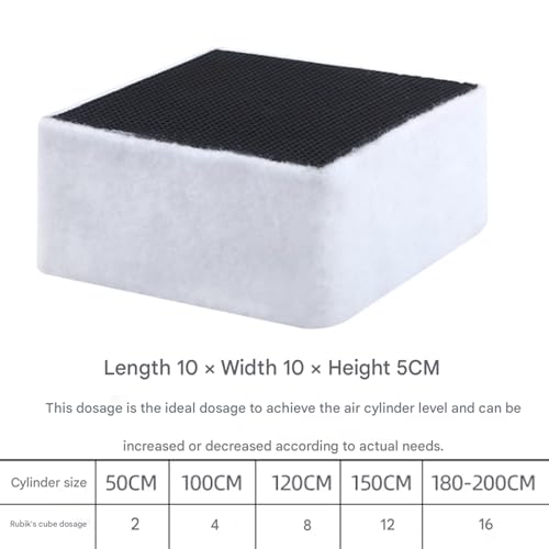 Teich- und Tankfilter, Öko-Aquarium-Wasserreinigungsblöcke, Fischtanks, Pferdetröge und Aquarien for Nutztiere, Superfiltration und Desodorierung, Waben(4piece) von Generisch