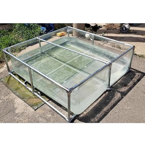 Temporäres Aquarium mit klarem Sichtfeld, strapazierfähiges Segeltuch, für Innen- und Außenbereich, Teich für Koi, Enten und Wasserpflanzen Temporäres Aquarium mit klarem Sichtfeld, strapazierfähiges Segeltuch, für Innen- und Außenbereich, Teich für Koi, Enten und Wasserpflanzen von Generisch