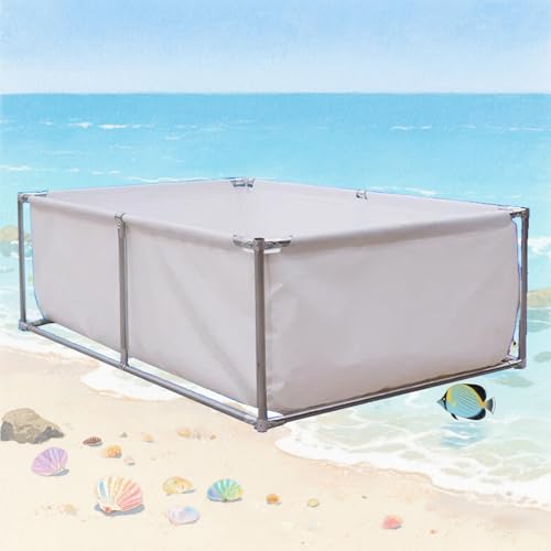Temporäres Fischhaltebecken mit Ablassventil, leicht montierbar, 1 x 1 m Segeltuch-Aquariumpool für Schildkrötenzucht Temporäres Fischhaltebecken mit Ablassventil, leicht montierbar, 1 x 1 m Segeltuch-Aquariumpool für Schildkrötenzucht von Generisch