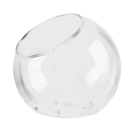 Terrarienglas,Pflanzgefäß-Terrarien - Runder Glas-Terrarium-Blumentopf - Home Display Herzstück Terrarium Glas, Luftpflanzenhalter Tank für Wohnzimmer, Esstisch, Schlafzimmer von Generisch