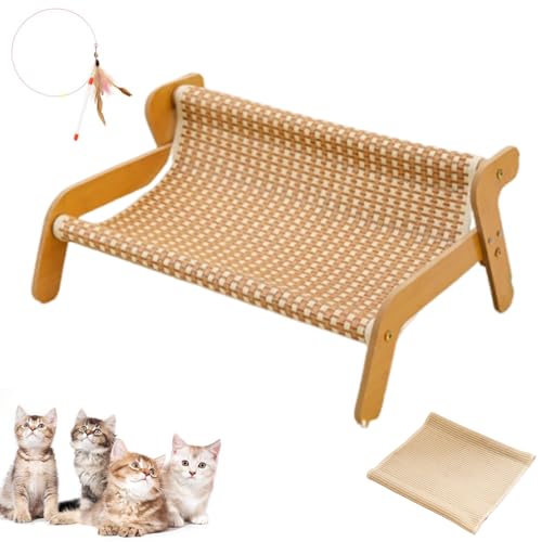 The Claw Lounge, Mellowkin Cat Scratcher Couch – Cat Friendly Durable Scratcher and Lounger, 2-in-1 Cat Scratch Pad and Lounger for Indoor Cats (#1, Erweitert) von Generisch