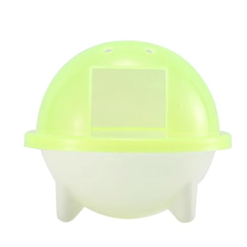 Tier Haus Hamster Badezimmer Käfig Toilette Badewanne für Rennmaus und Zwerghamster Katzentoilette Heimtierbedarf (White, One Size) von Generisch